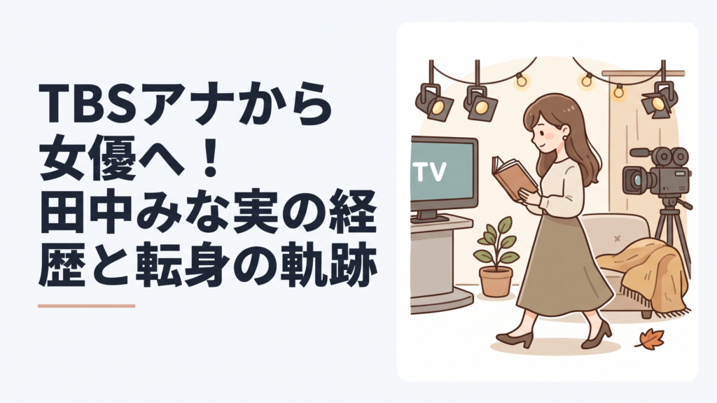 テレビ局のスタジオからドラマの撮影現場へと歩みを進める、凛とした女性タレントの横顔